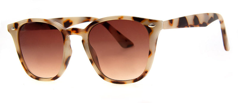 Light Tortoise - Classic Rectangular Sunglasses for Men & Women