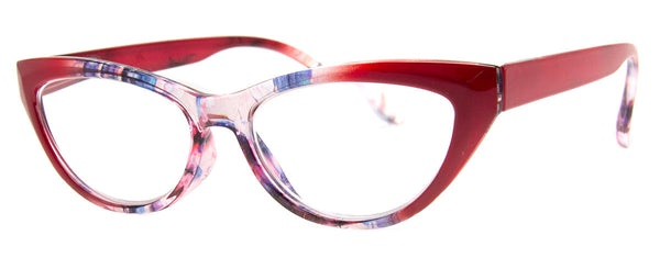 Teal/Multi - Stylish & Hip, Cat Eye Reading Glasses for Women