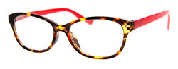Tortoise/Blue - Rx-able | Optical Quality | Cute Reading Glasses