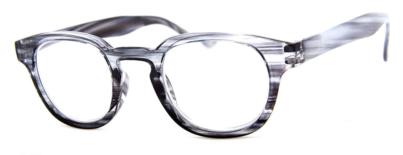 Grey - Striped-Colored Reading Glasses for Women